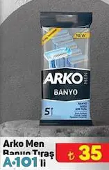 ARKO MEN BANYO TIRAŞ BIÇAĞI 5'Lİ